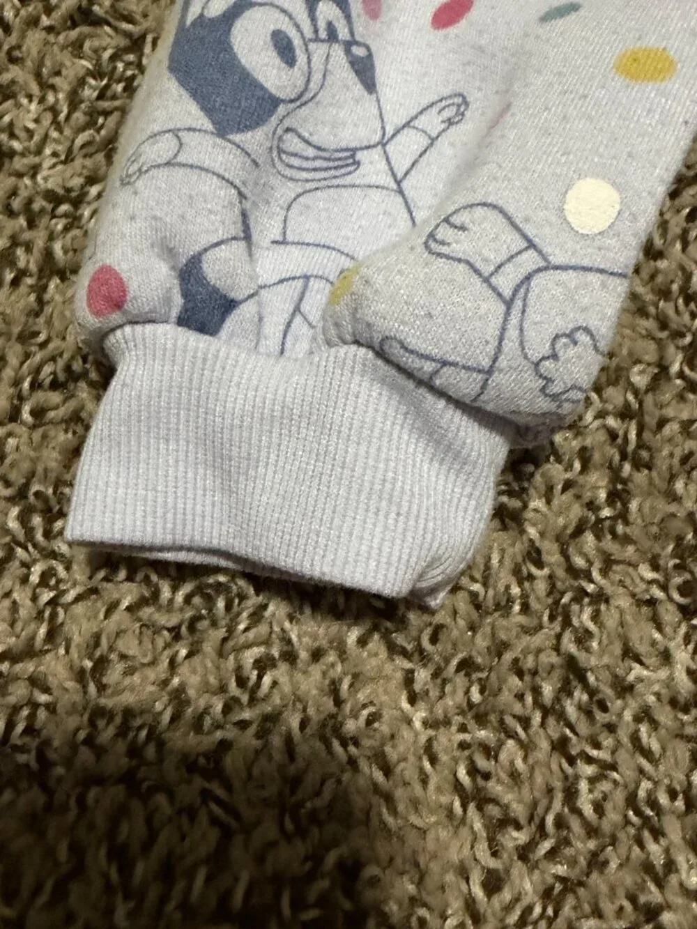 Bluey Purple Sweater and Pants set sz 4T